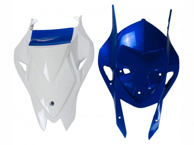 2009-2014 BMW S1000RR Motorcycle Fairings - White Blue Glossy Black Castrol Canada for Sale
