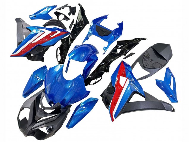 2014-2016 BMW S1000R Motorcycle Fairings - Blue Red Canada for Sale