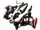 2004-2006 Suzuki GSX600F/GSX750F Motorcycle Fairings - Glossy Black Red Flame Canada for Sale