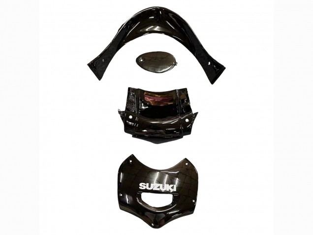 2004-2006 Suzuki GSX600F/GSX750F Motorcycle Fairings - Glossy Black Red Flame Canada for Sale