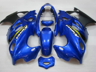 2004-2006 Suzuki GSX600F/GSX750F Motorcycle Fairings - Blue Yellow Matte Black Katana Canada for Sale