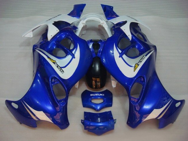 2004-2006 Suzuki GSX600F/GSX750F Motorcycle Fairings - Blue White Canada for Sale