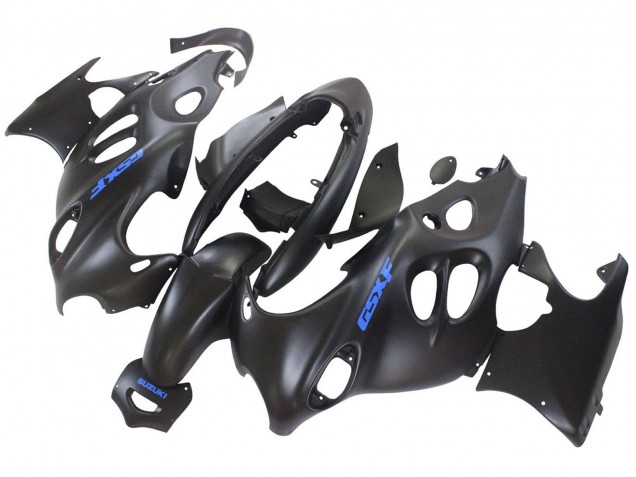 2004-2006 Suzuki GSX600F/GSX750F Motorcycle Fairings - Matte Black with Blue Logo Canada for Sale