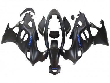 2004-2006 Suzuki GSX600F/GSX750F Motorcycle Fairings - Matte Black with Blue Logo Canada for Sale
