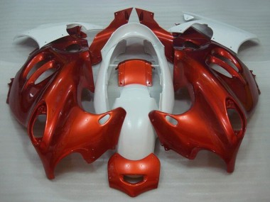 2004-2006 Suzuki GSX600F/GSX750F Motorcycle Fairings - Burnt Orange White Canada for Sale