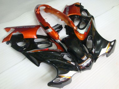 2004-2006 Suzuki GSX600F/GSX750F Motorcycle Fairings - Glossy Black Orange Canada for Sale