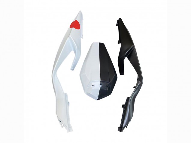 2023-2025 Kawasaki ZX6R Motorcycle Fairings - Black White with Flower Canada for Sale