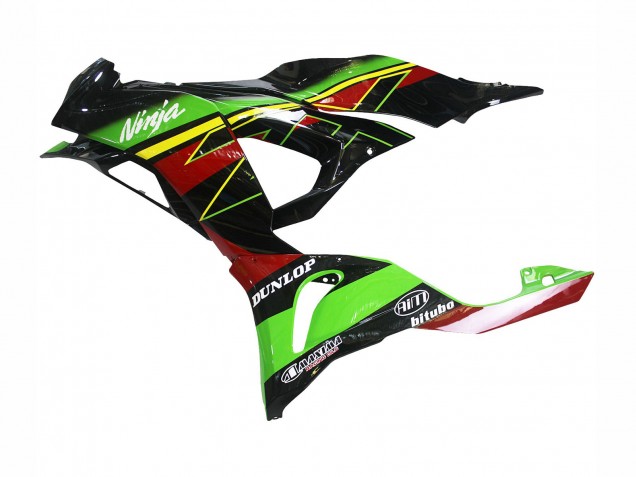 2023-2025 Kawasaki ZX6R Motorcycle Fairings - Green Black Red Yellow Dunlop Canada for Sale