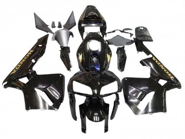 2005-2006 Honda CBR600RR Motorcycle Fairings - Black with Gold Logo Canada for Sale