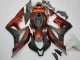 2007-2008 Honda CBR600RR Motorcycle Fairing Kits - Orange Matte Black Canada for Sale