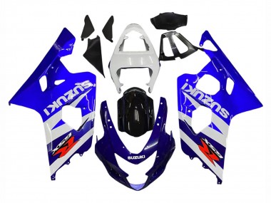 2004-2005 Suzuki GSXR 600 / GSXR 750 Motorcycle Fairing Kits - White Blue Black Red Canada for Sale