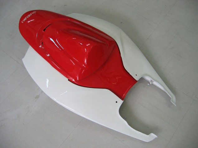 2006-2007 Suzuki GSXR 600 / GSXR 750 Motorcycle Fairing - White Red Glossy Black Canada for Sale