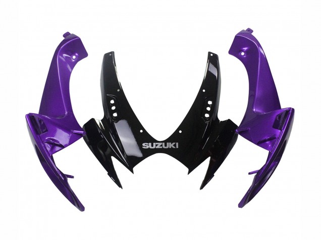 2006-2007 Suzuki GSXR 600 / GSXR 750 Motorcycle Fairing Kits - Purple Glossy Black Canada for Sale