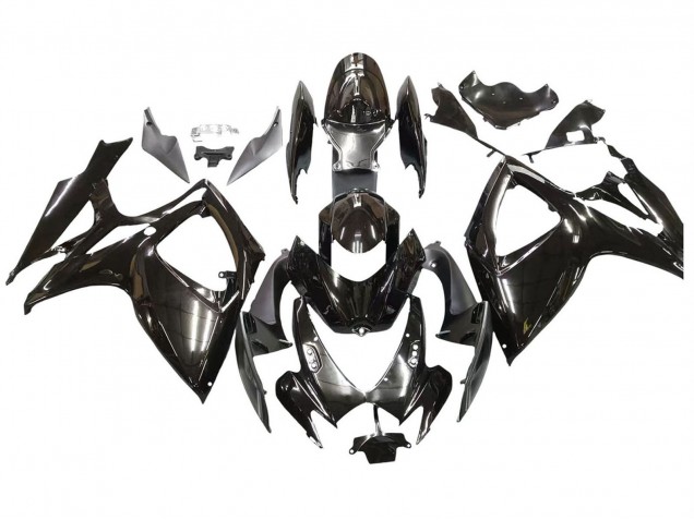 2006-2007 Suzuki GSXR 600 / GSXR 750 Motorcycle Fairings - Glossy Black Canada for Sale