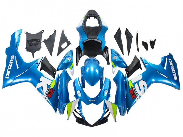 2011-2024 Suzuki GSXR 600 / GSXR 750 Motorcycle Fairings - Light Blue Green White Red Canada for Sale