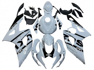 2005-2006 Suzuki GSXR 1000 Motorcycle Fairings - White Black Canada for Sale