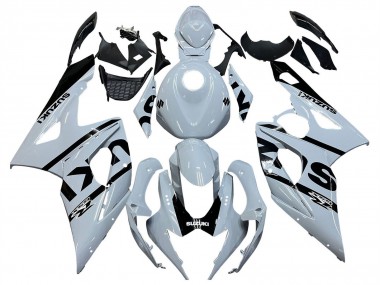 2005-2006 Suzuki GSXR 1000 Motorcycle Fairings - White Black Canada for Sale
