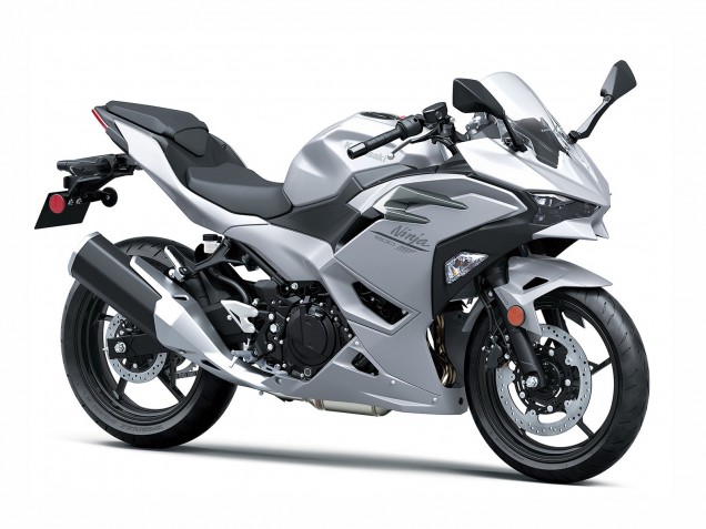 2024-2025 Kawasaki Ninja 500 EX500R Motorcycle Fairings - Metallic Silver Ninja Canada for Sale