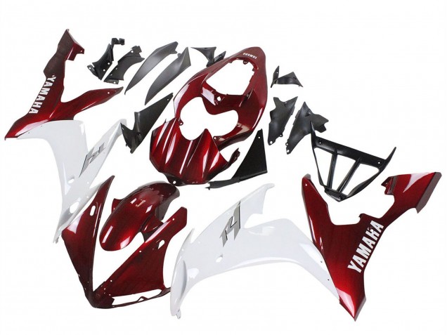 2004-2006 Yamaha YZF 1000 R1 Motorcycle Fairings - Red White Canada for Sale