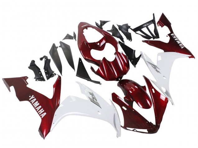 2004-2006 Yamaha YZF 1000 R1 Motorcycle Fairings - Red White Canada for Sale