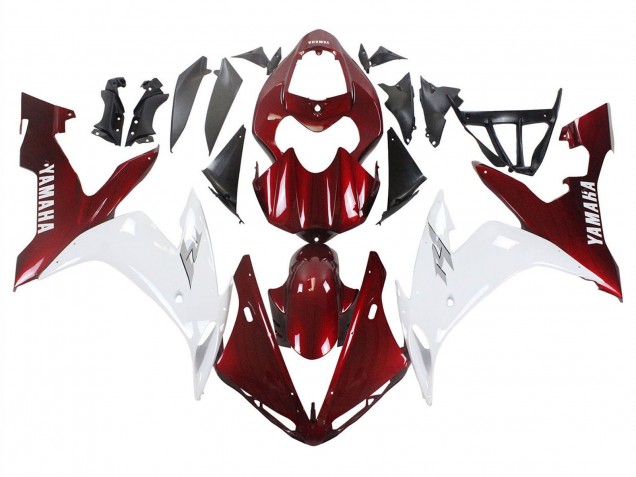 2004-2006 Yamaha YZF 1000 R1 Motorcycle Fairings - Red White Canada for Sale