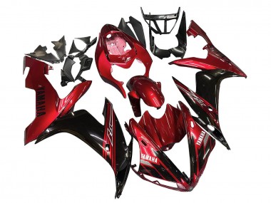 2004-2006 Yamaha YZF 1000 R1 Motorcycle Fairings - Red Glossy Black Canada for Sale