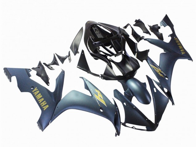 2004-2006 Yamaha YZF 1000 R1 Motorcycle Fairings - Dark Blue Gold Decals Canada for Sale