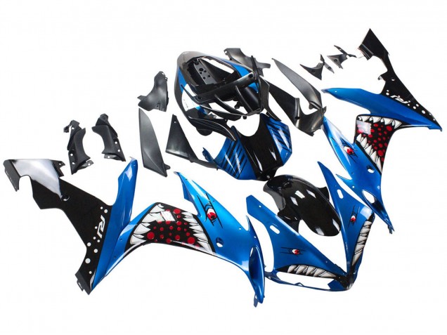 2004-2006 Yamaha YZF 1000 R1 Motorcycle Fairings - Blue Black Red White Shark Canada for Sale
