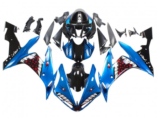2004-2006 Yamaha YZF 1000 R1 Motorcycle Fairings - Blue Black Red White Shark Canada for Sale