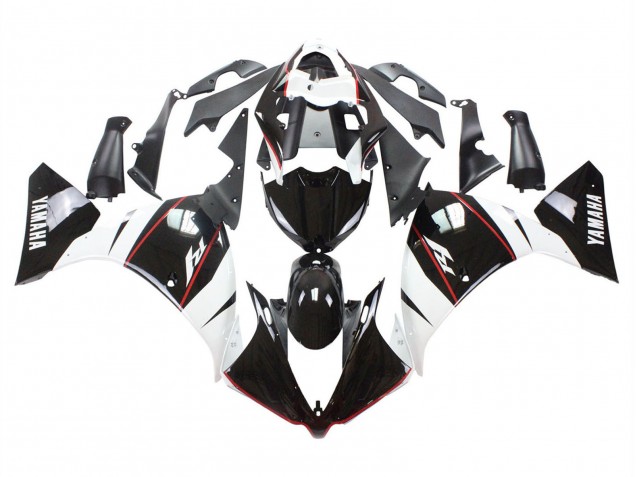 2012-2014 Yamaha YZF 1000 R1 Motorcycle Fairing - White Red Glossy Black Canada for Sale