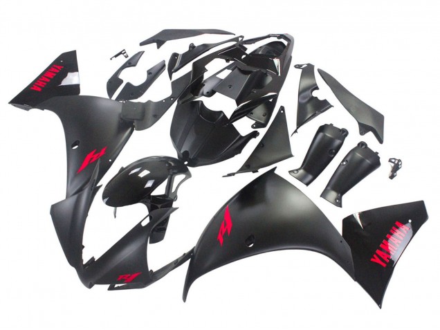 2012-2014 Yamaha YZF 1000 R1 Motorcycle Fairings - Glossy Black Matte Black Red Canada for Sale