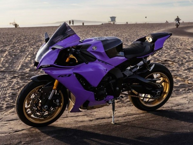 2020-2025 Yamaha YZF 1000 R1 Motorcycle Fairings - Purple Glossy Black Canada for Sale