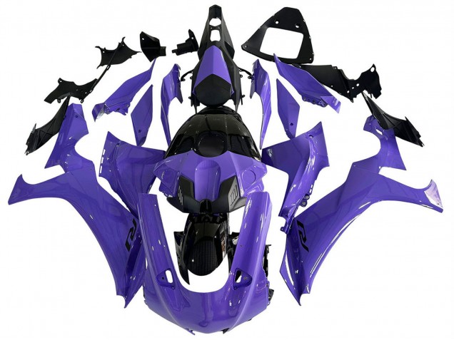 2020-2025 Yamaha YZF 1000 R1 Motorcycle Fairings - Purple Glossy Black Canada for Sale