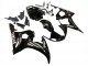 2003-2004 Yamaha YZF R6 Motorcycle Fairings - Glossy Black White Decals Canada for Sale