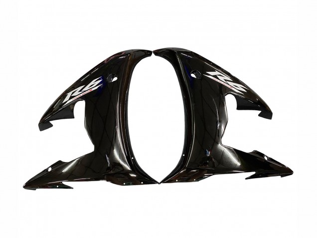 2003-2004 Yamaha YZF R6 Motorcycle Fairings - Glossy Black White Decals Canada for Sale