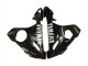2003-2004 Yamaha YZF R6 Motorcycle Fairings - Glossy Black White Decals Canada for Sale