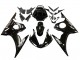 2003-2004 Yamaha YZF R6 Motorcycle Fairings - Glossy Black White Decals Canada for Sale