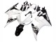 2006-2009 Yamaha YZF R6S Motorcycle Fairings - White Glossy Black Canada for Sale