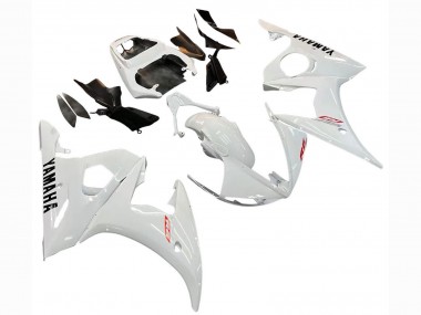 2006-2009 Yamaha YZF R6S Motorcycle Fairing Kits - White Canada for Sale