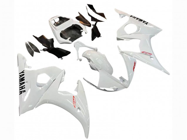 2006-2009 Yamaha YZF R6S Motorcycle Fairing Kits - White Canada for Sale