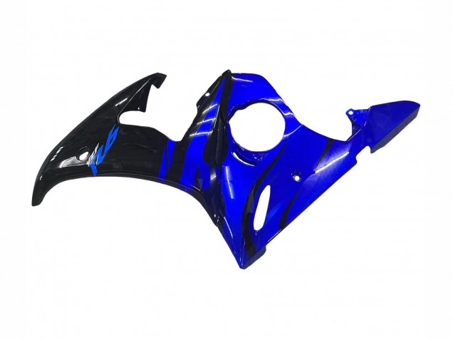 2006-2009 Yamaha YZF R6S Motorcycle Fairings - Blue Glossy Black Canada for Sale