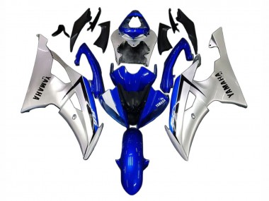 2008-2016 Yamaha YZF 600 R6 Motorcycle Fairings - Silver Blue Canada for Sale