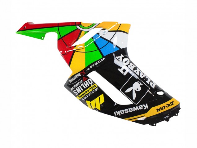 2007-2008 Kawasaki ZX6R Motorcycle Fairings - Colorful Playboy 223 Canada for Sale
