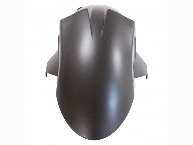 2007-2008 Kawasaki ZX6R Motorcycle Fairings - Matte Black with Yellow Logo Ninja Canada for Sale