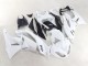 2009-2012 Kawasaki ZX6R Motorcycle Fairings - White Black Ninja Canada for Sale