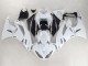 2009-2012 Kawasaki ZX6R Motorcycle Fairings - White Black Ninja Canada for Sale