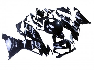 2019-2022 Kawasaki ZX6R Motorcycle Fairings - Glossy Black White Canada for Sale