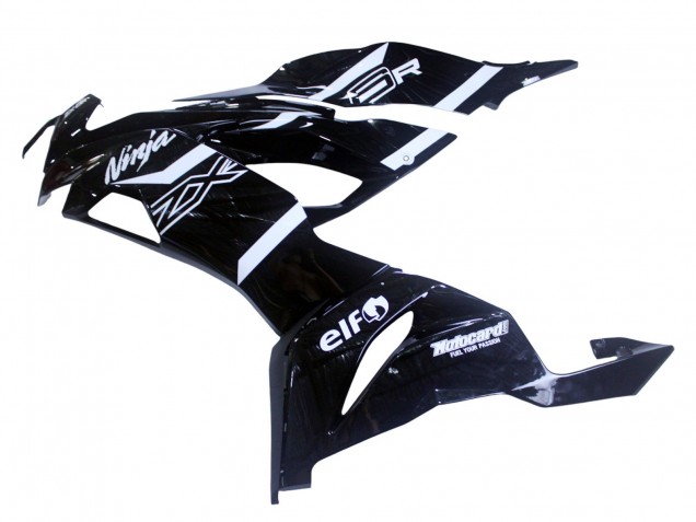 2019-2022 Kawasaki ZX6R Motorcycle Fairings - Glossy Black White Canada for Sale