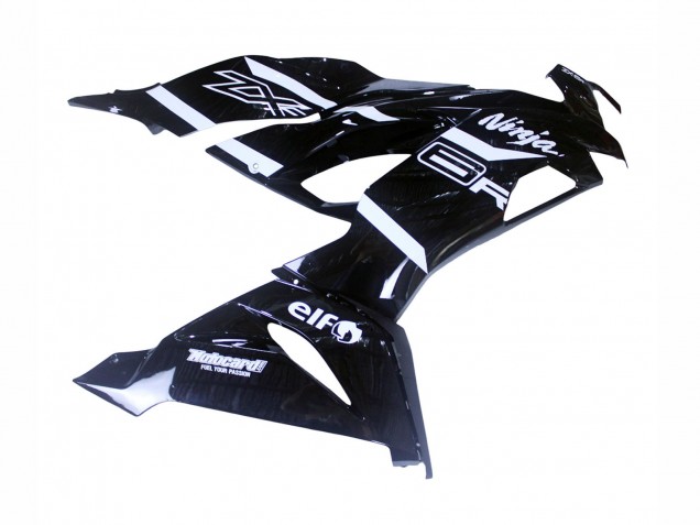 2019-2022 Kawasaki ZX6R Motorcycle Fairings - Glossy Black White Canada for Sale
