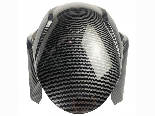 2019-2022 Kawasaki ZX6R Motorcycle Fairings - White Black Carbon Fiber Canada for Sale